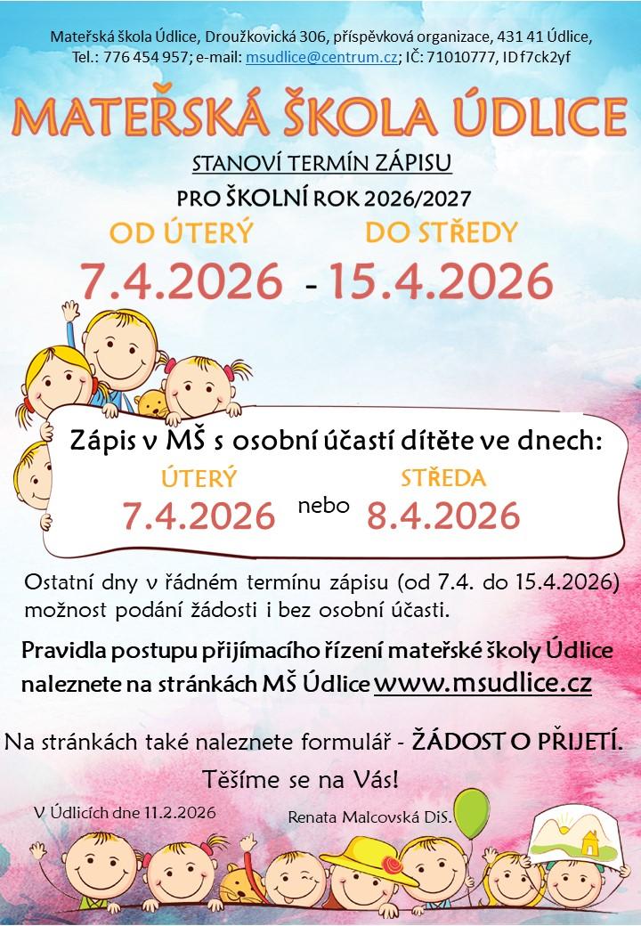 Zápis 2026/2027